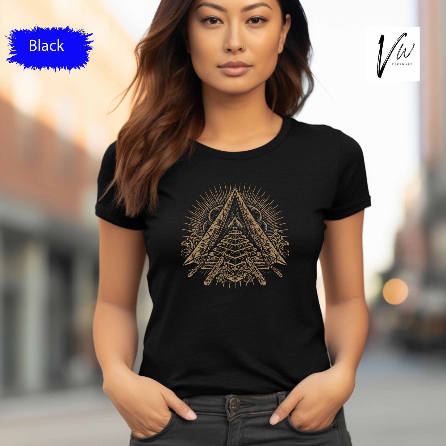 Pyramid Prism Women Tee