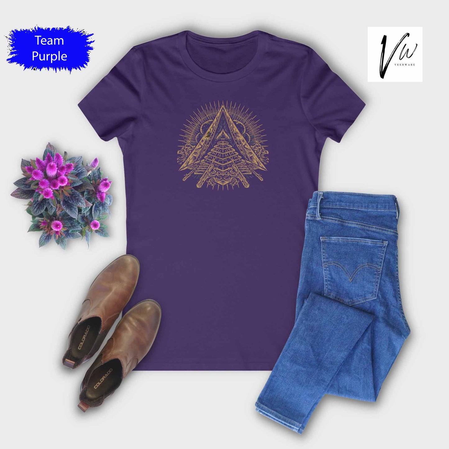 Pyramid Prism Women Tee